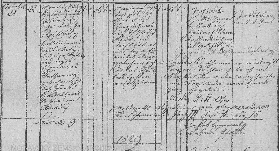 Svatba Martin Suchý a Mariana Rigl Tetchitz (1829).JPG