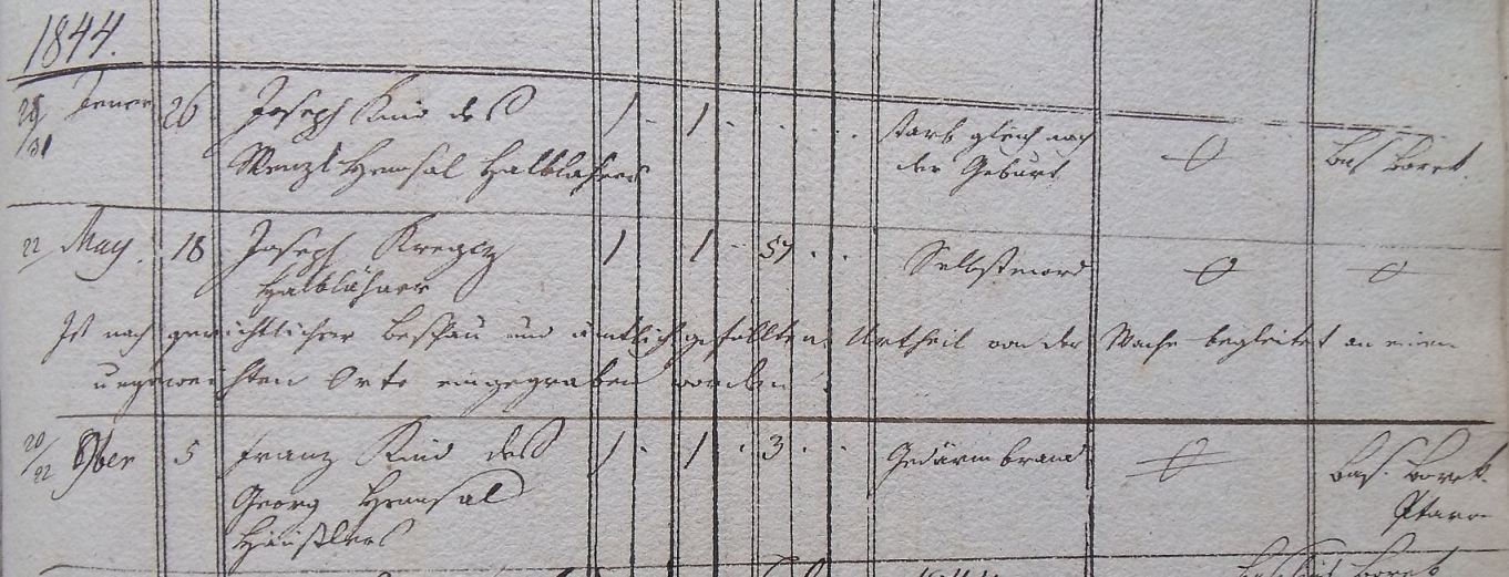 Josef Krejčí úmrtí 1844 Spešov zmenšené.jpg