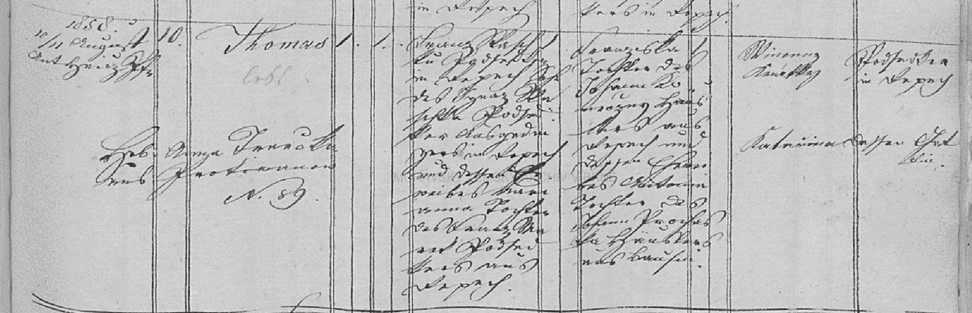 Tomáš Vašků narození 1858 Protivanov 9647 strana 180 smaller.jpg